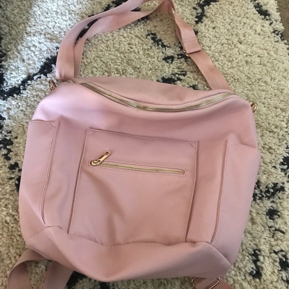 Fawn Design Diaper Bag in Blush